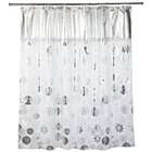 Popular Bath Phoenix Silver Shower Curtain