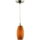   Wishes Pendant Shade in Amber Cirrus Glass with Holder Options