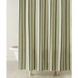 Whole Home®/MD Oxford Stripe Shower Curtain & Hook Set 