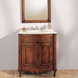 American Standard Bordeaux 32 Bath Vanity with Wood Vanity Top at 