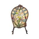 Dale Tiffany Accent One Light Table Lamp in Antique Brass