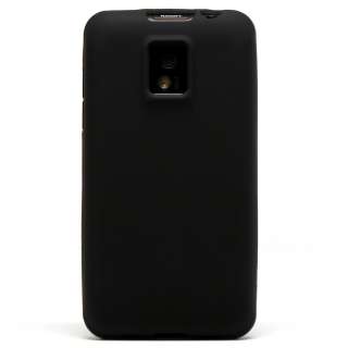 Black Soft Skin Case Gel Rubber for T Mobile LG G2x  