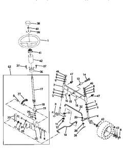 Craftsman Tractor Steering assembly Parts