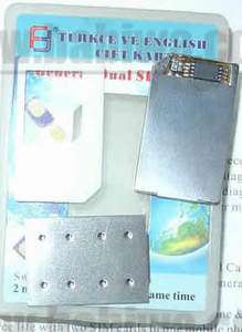   Sim Cards Holder for General GSM WCDMA (UMTS 3G) Phone   2 sim Adapter