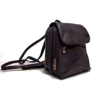   Leather Everything Womans Backpack/Purse   Color Café 