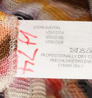 Missoni Mare Orange & Multicolor Knit Sleeveless Romper Size 42  