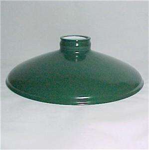 Metal Cone Lamp Light Shade Pendant 2.25 X 10 Green Porcelain 