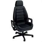 Corbeau Sport Seat Black Vinyl Office Chair
