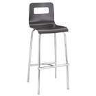 Interior Trade Contemporary Black Adjustable Bar Stool New