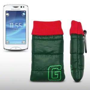   PRO DOWN JACKET STYLE POUCH CASE BY CELLAPOD CASES GREEN Electronics
