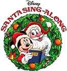 Disney Sing Along with Santa CD Santa Claus Coming Town Rudolph Red 