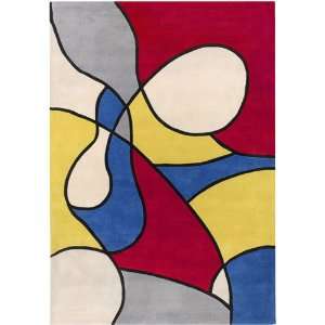   COW1009 Amoorica Rug in Bold Multi Color Free Form