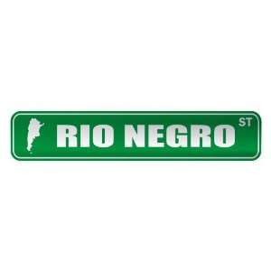   RIO NEGRO ST  STREET SIGN CITY ARGENTINA