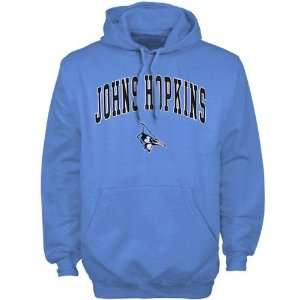  Johns Hopkins Blue Jays Light Blue Arched Lettering Hoody 