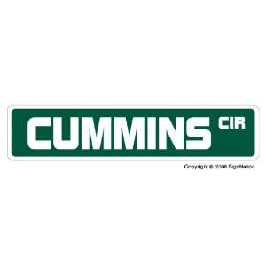  CUMMINS  Street Sign  new road diesel engine truck gift 