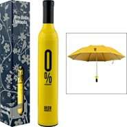 Trademark Home Wine Bottle Umbrella   Yellow & Black 