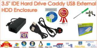 SATA TO USB HD Hard Disk Drive Enclosure Caddy Case  