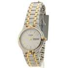 Caravelle by Bulova Mens Two Tone Slim Casual Day Date Watch 40C42