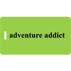 Inventive Travelware adventure addict Luggage Tag   Lime Green