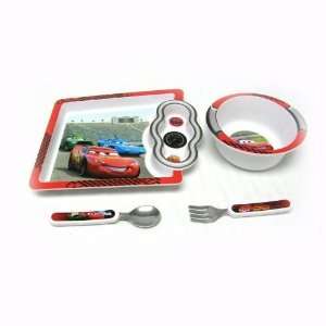    The First Years Disney Cars 4 Piece Reusable Feeding Set Baby