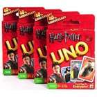 Deluxe Games and Puzzles Harry Potter UNO Card Game Bundle of 4 