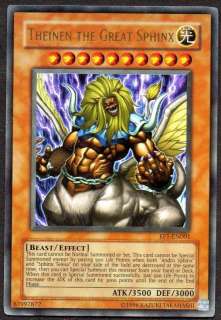 YUGIOH CARD   THEINEN THE GREAT SPHINX   ULTRA RARE  