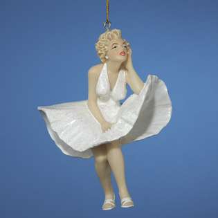   Marilyn Monroe in Iconic 7 Year Itch White Dress Christmas Ornament