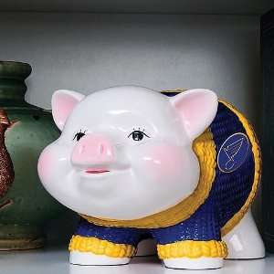 St Louis Blues Ceramic Piggy Bank 