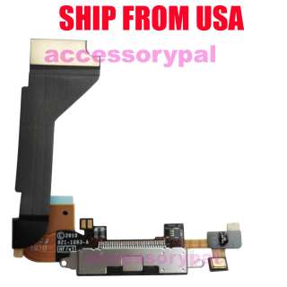 Apple iPhone 4 4G Black Charging Port Flex Cable OEM  