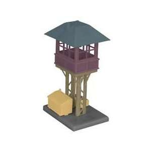  30 9097 MTH Railking O Elevated Gate Tower Brown & Black 