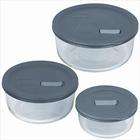 Pyrex No Leak Lids 6 Pc Storage Set