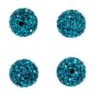   Pave Crystal Rhinestone Loose Spacer Beads Jewelry DIY Findings  