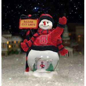 North Carolina State Wolfpack Team City Limits Snowman NCAA College 
