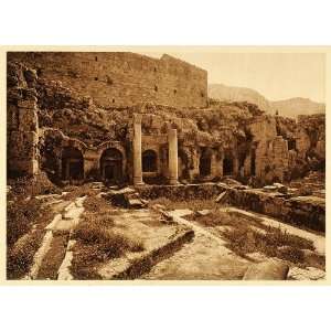   Ancient Ruins Water Greek   Original Photogravure