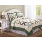 American Traditions Farfalla King Quilt with 2 Shams