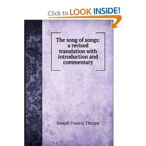  The song of songs a revised translation with introduction 