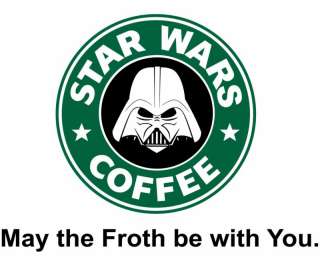 STAR WARS COFFEE Cool Funny Coffee Parody T Shirt XL  