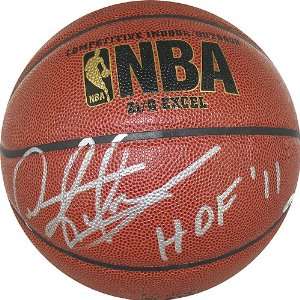   Dennis Rodman Autographed Basketball with Hall of Fame2011
