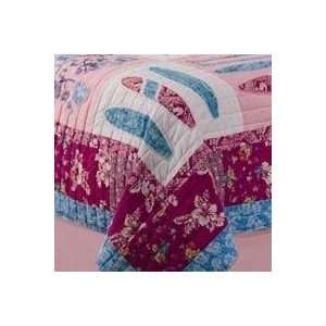 Surf Chick Full / Queen Quilt with 2 Shams 