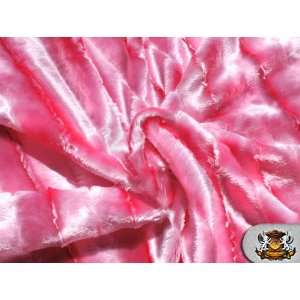  Minky Velvet PINK Fabric By the Yard 