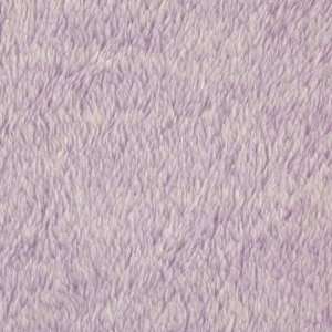   Minky Melange Poodle Lilac/White Fabric By The Yard Arts, Crafts