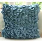   Inches Throw Pillow Covers   Satin Pillow Cover with Satin Ruffles