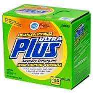 Ultra Plus Laundry Detergent w/ Stain Fighter, 125 Loads 