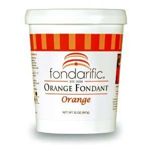 Fondarific Orange Fondant, 2 Pounds Grocery & Gourmet Food