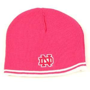  Notre Dame Pink Striped College Beanie 