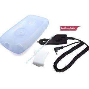  Clear Blue Skin Cover for Sidekick II + Car Charger for 