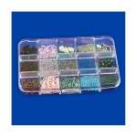 18 Compartment Bead Storage & Display Tray   Flush Fit Lid  