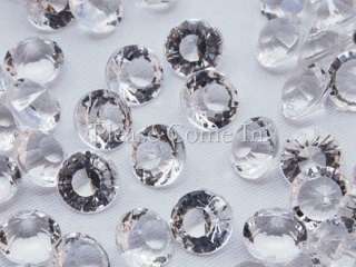 2000 Acrylic Diamond Wedding Table Scatters 6mm Clear  