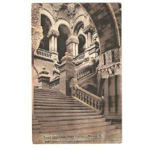  Postcard Grand Staircase Capitol Albany New York 