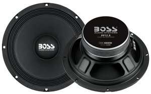 NEW BOSS PP12.8 12 1600 Watt Mid Bass Car Speakers Mid Range 